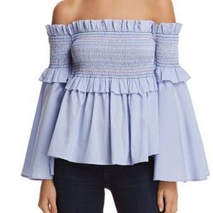 AQUA Off-The-Shoulder Top S
